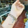 Vòng bản thạch anh tinh thể tóc nâu