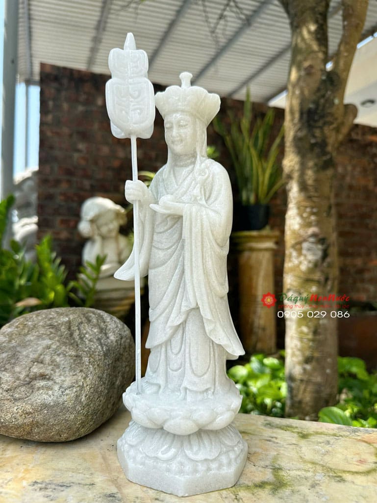 Tượng địa tạng đứng 30 cm