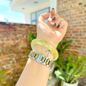 Kiềng Thạch anh vàng bản hẹ