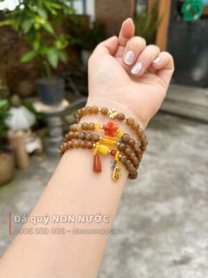 Chuỗi vòng ngoc hòa điền 108 hạt